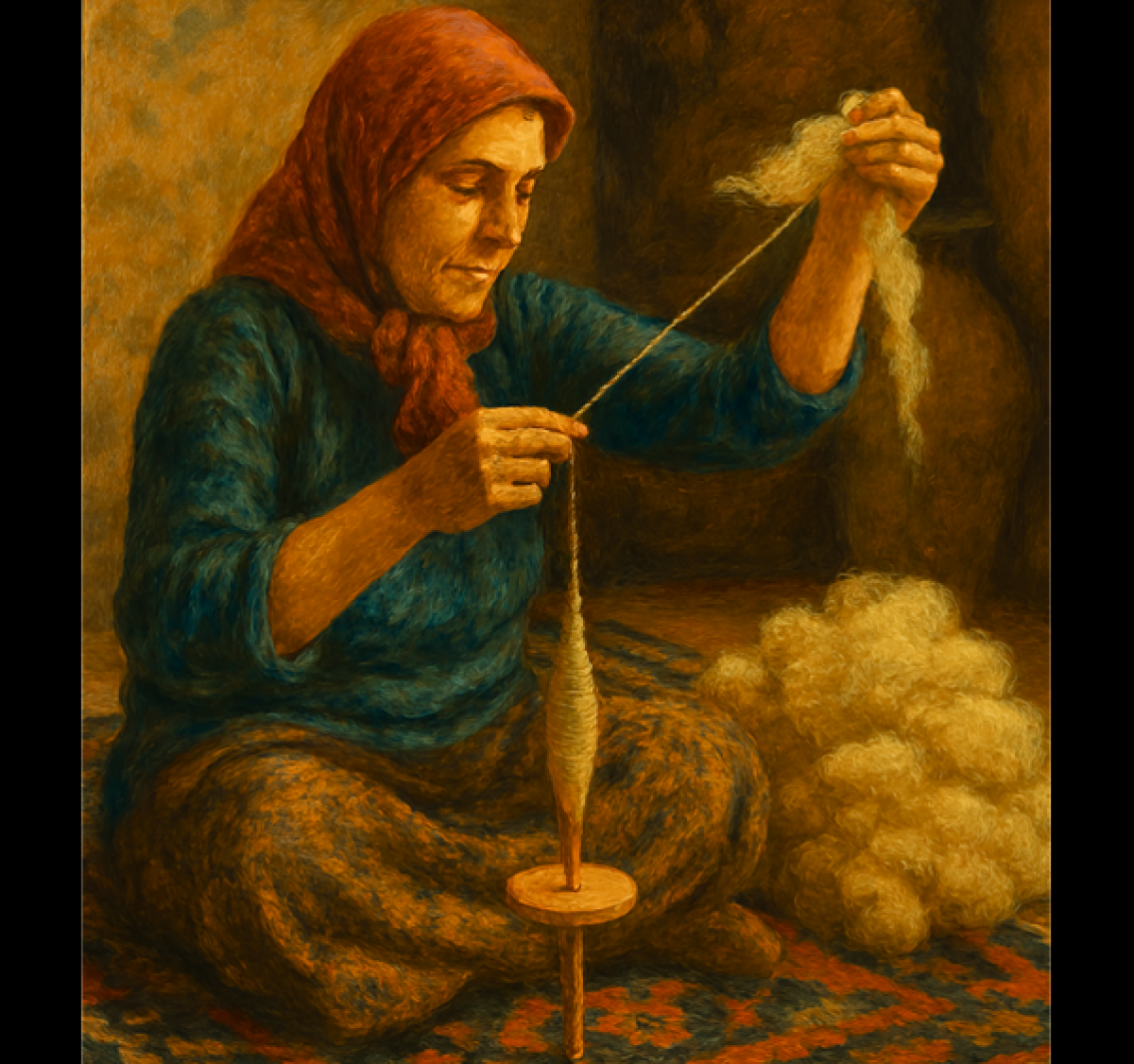 ORGANIC & ENDURING FIBERS: HANDSPUN KIRMAN WOOL TRADITION