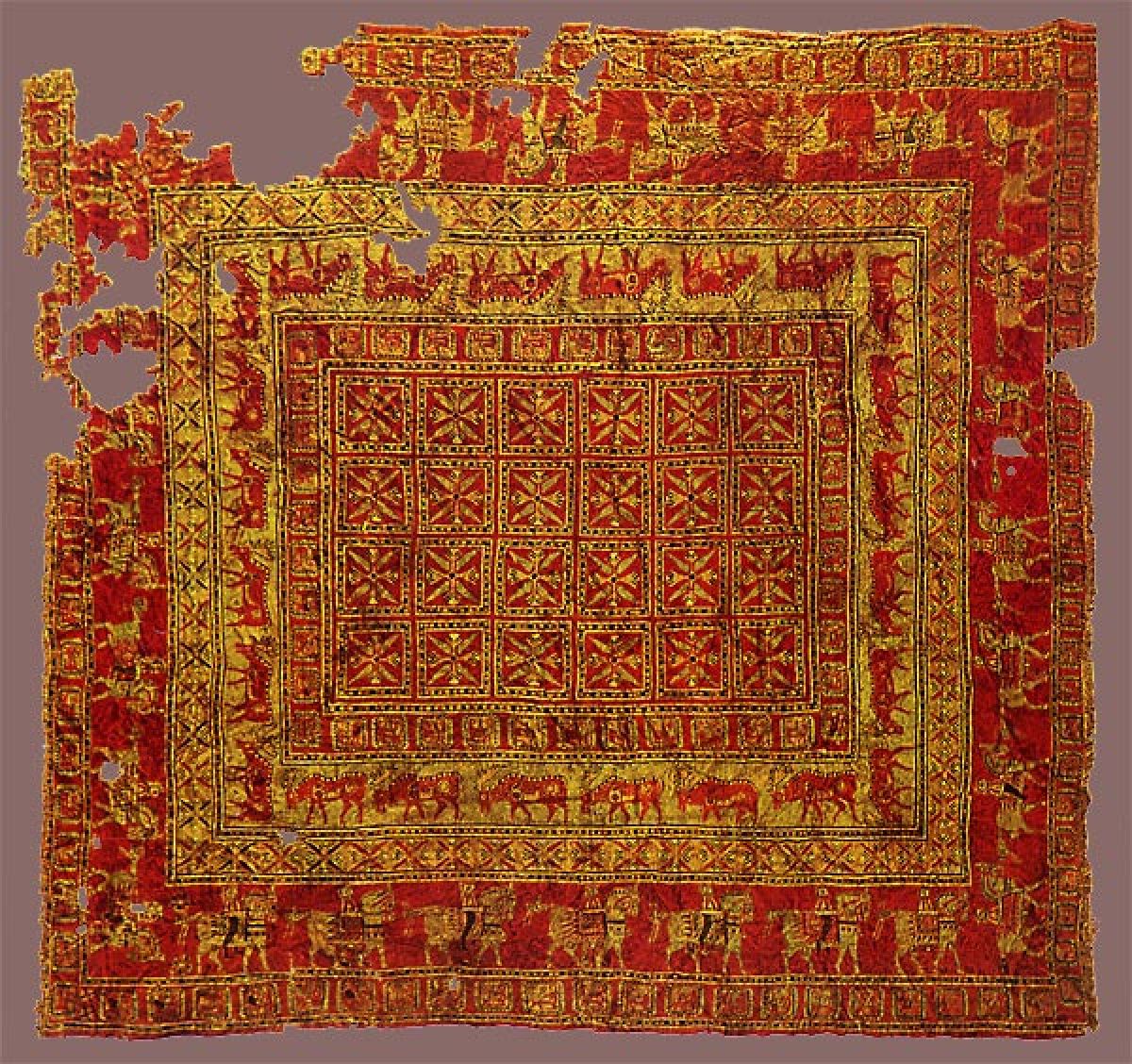 PAZIRIK RUG - ANCIENT TURKISH RUG ~ DATING BACK TO 5TH CENTURY BCE